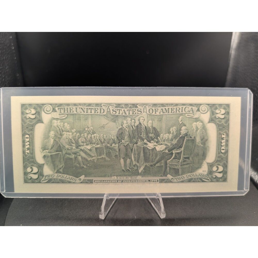 2017A $2 Collectible Note • Serial C30000216A • Clean Double‑Zero Pattern